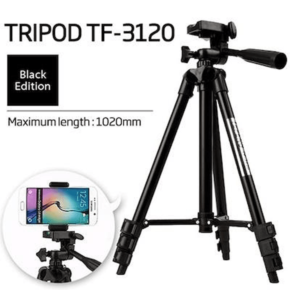 Aluminum Tripod 3120A for Smartphone & DSLR - Friends Dream Mart